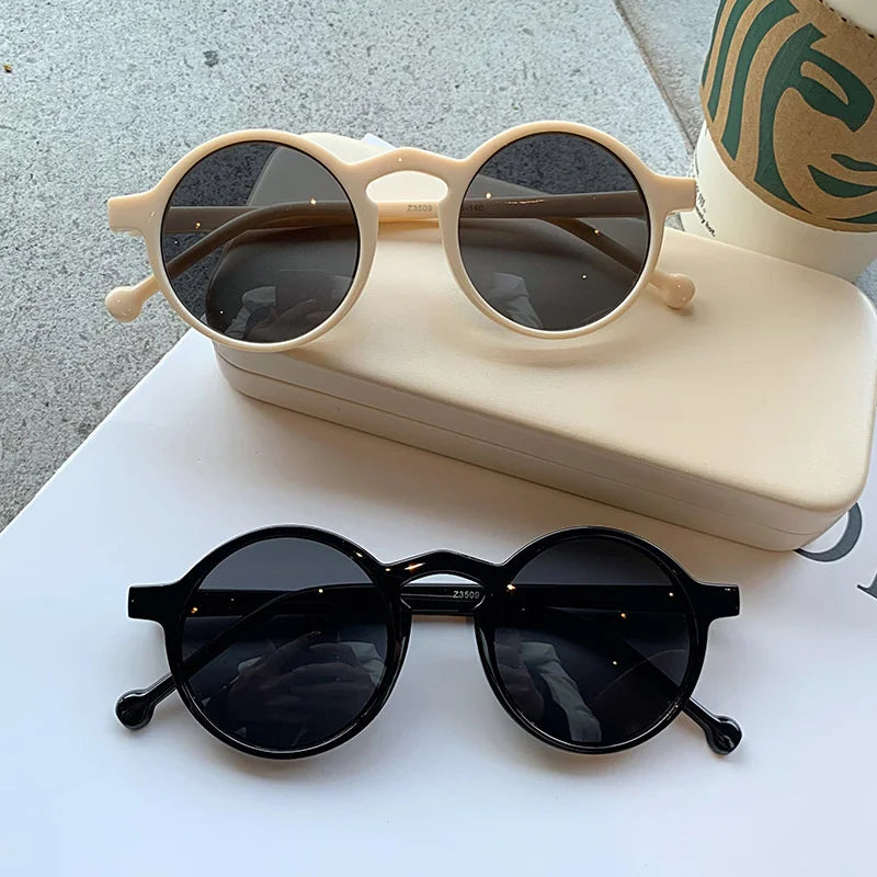 round cat eye sunglasses