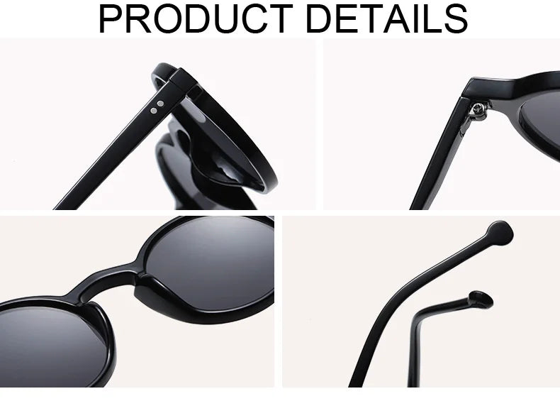 round cat eye sunglasses