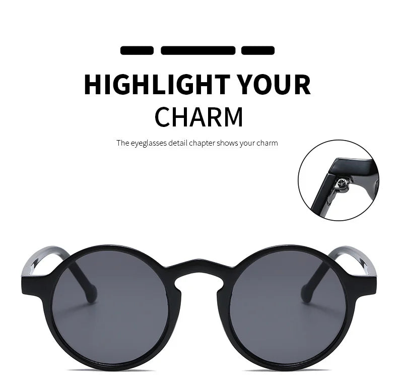 round cat eye sunglasses