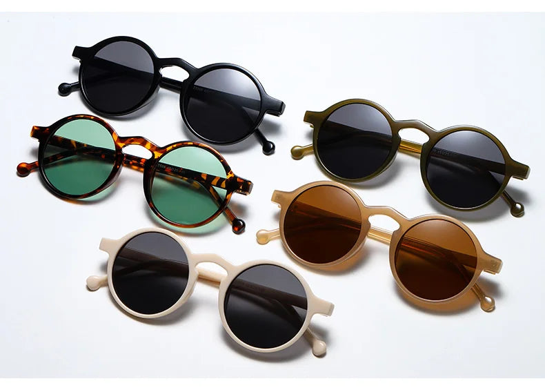 round cat eye sunglasses