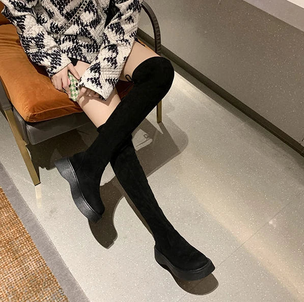 above over the knee high boots