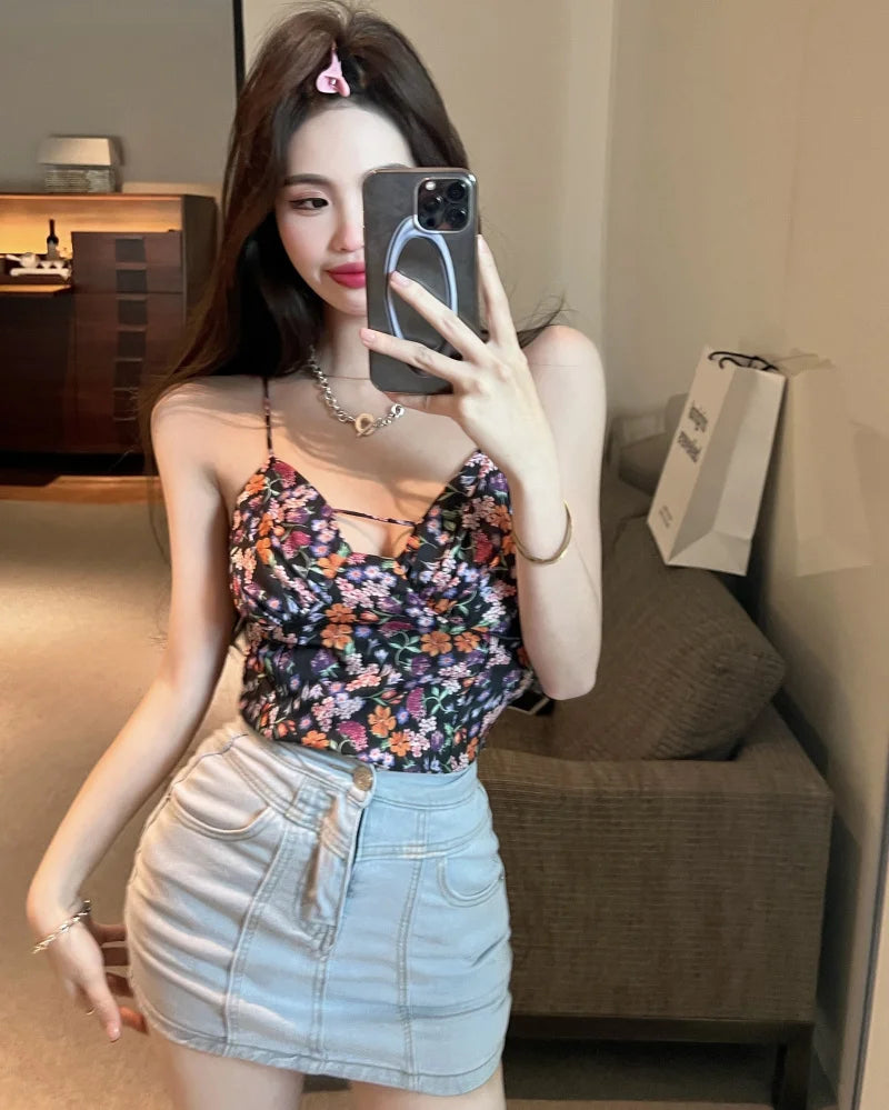 retro floral camis