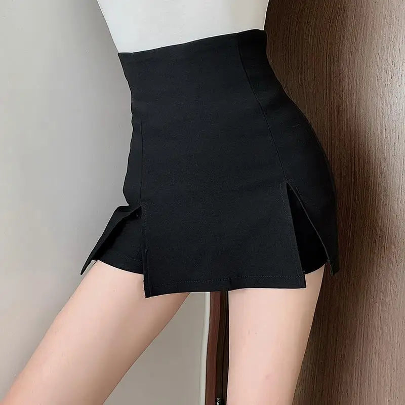 high waist booty short skirts