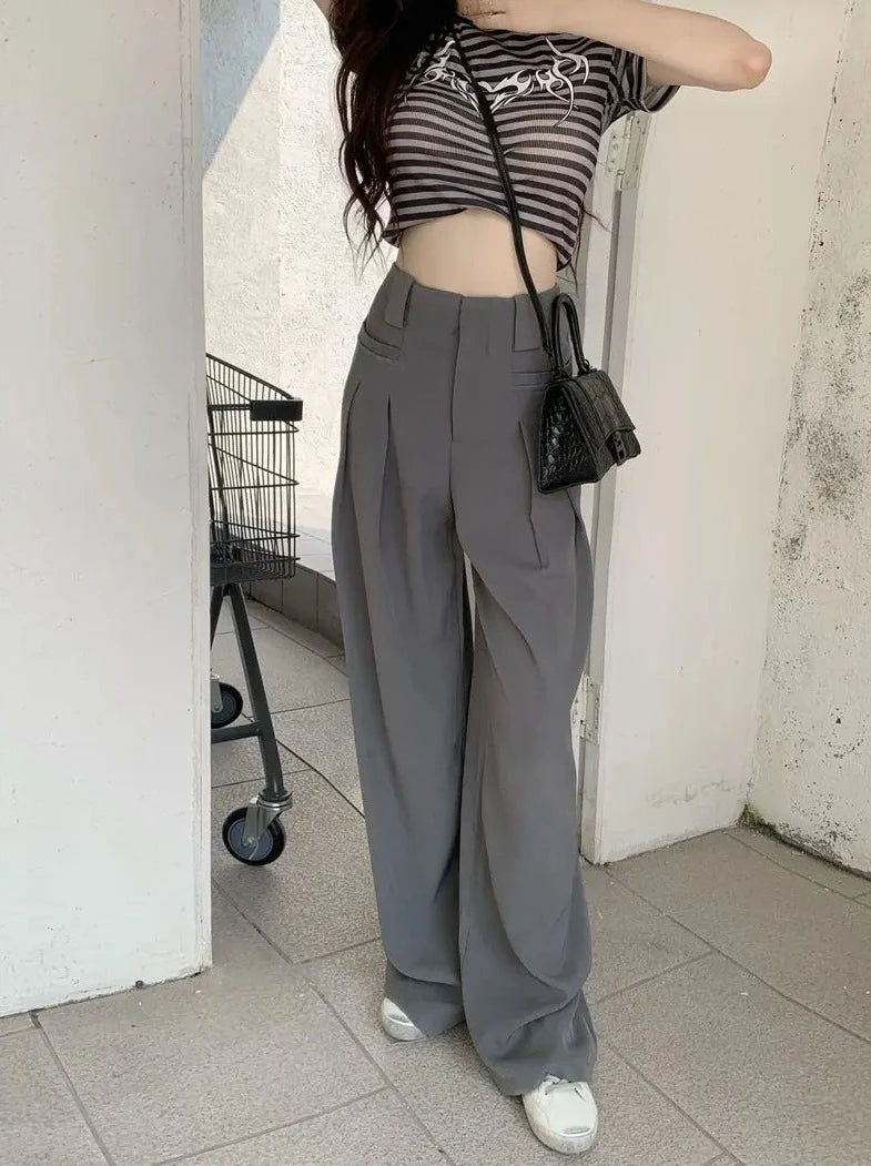 charming casual wide leg pants