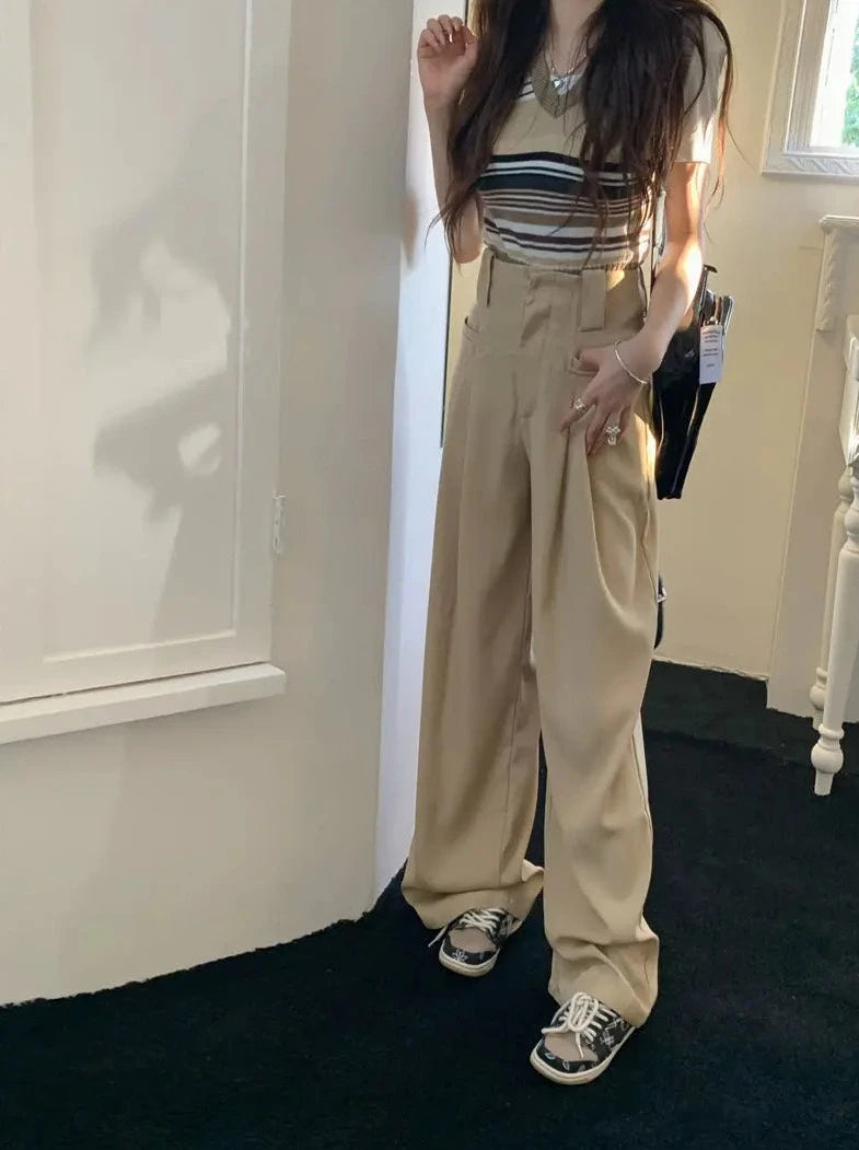 charming casual wide leg pants