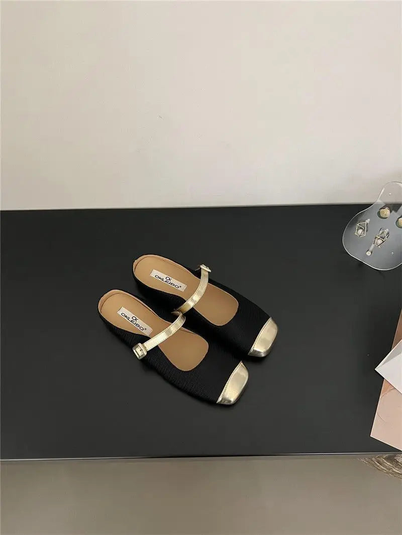 strap flat sandals