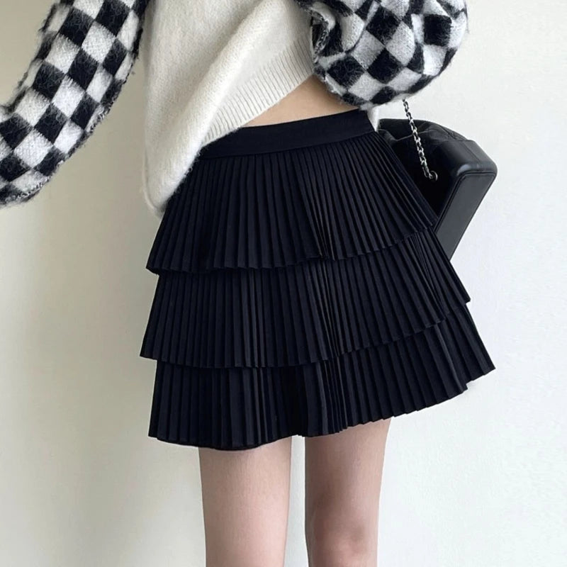 pleated mini skirts