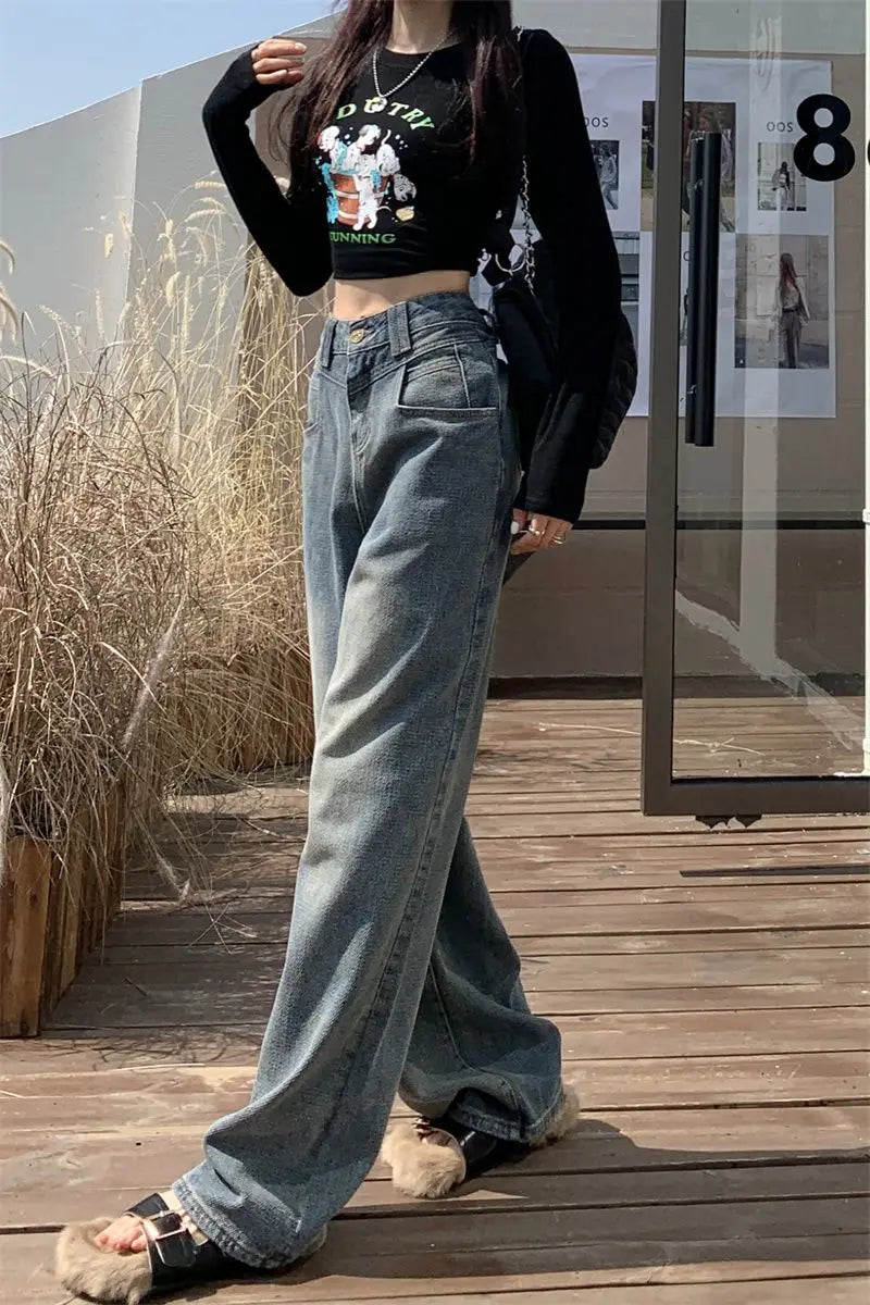 vintage wide leg jeans