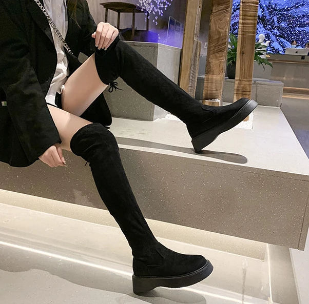 above over the knee high boots