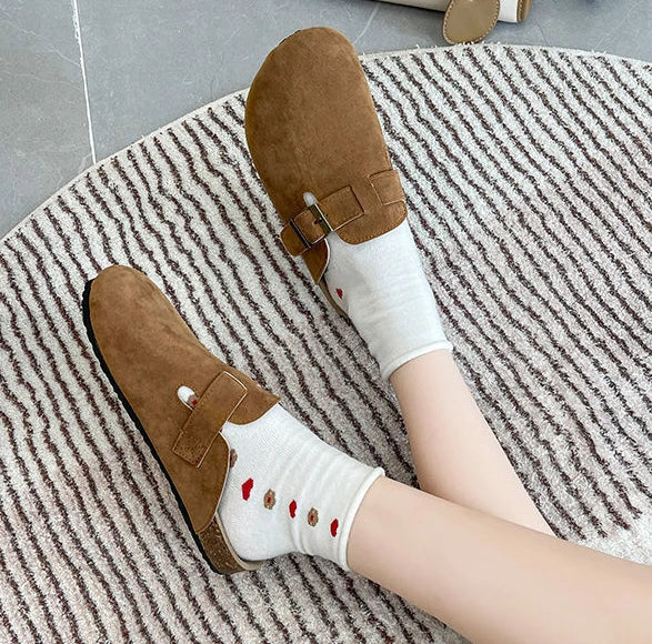 low heel rubber slippers