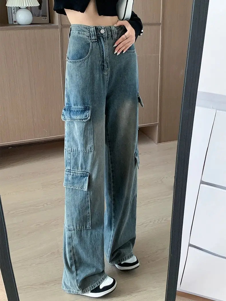 baggy cargo jeans