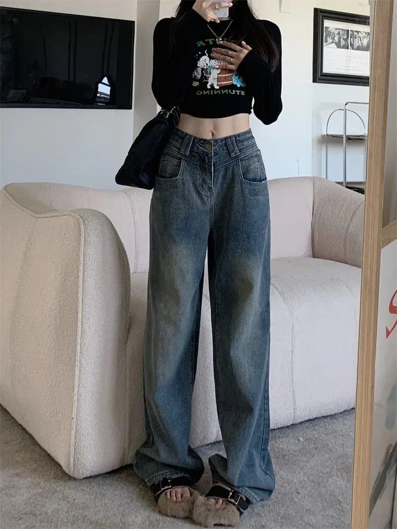 vintage wide leg jeans