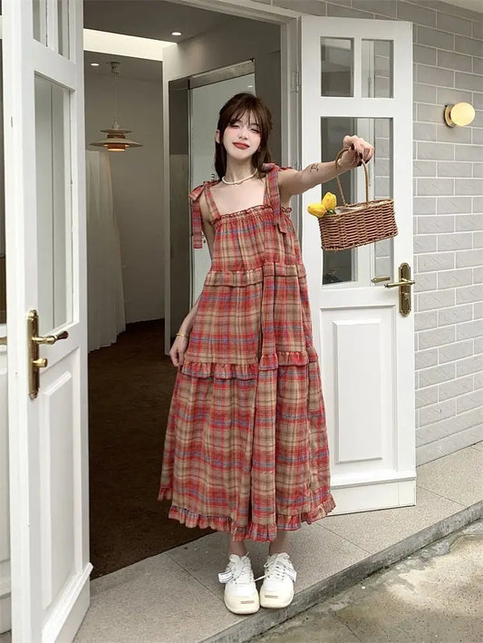 vintage plaid dresses