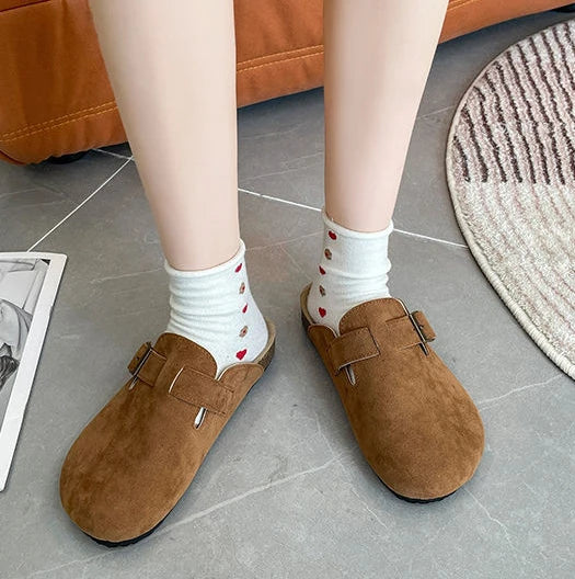 low heel rubber slippers