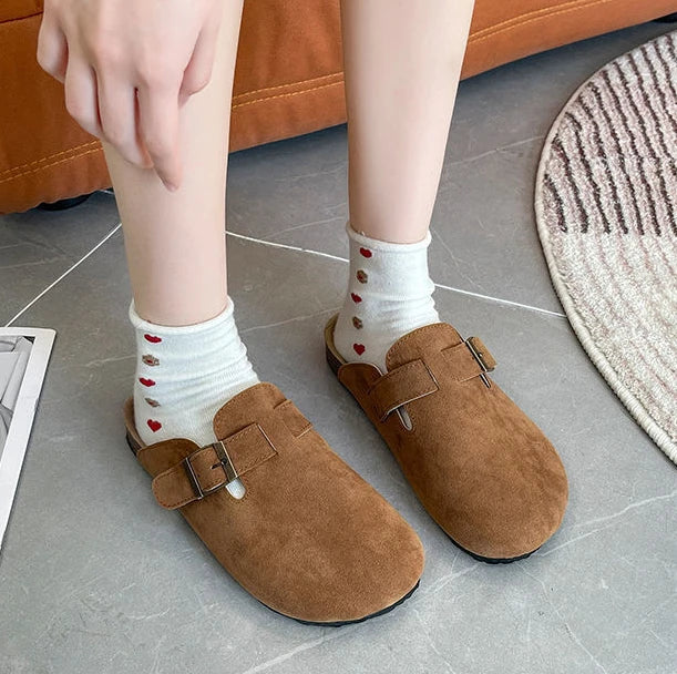 low heel rubber slippers