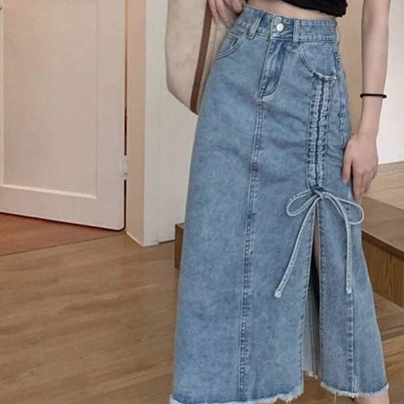 bandage denim skirts