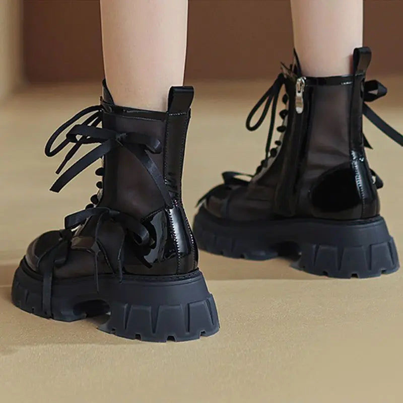 platform ankle boots