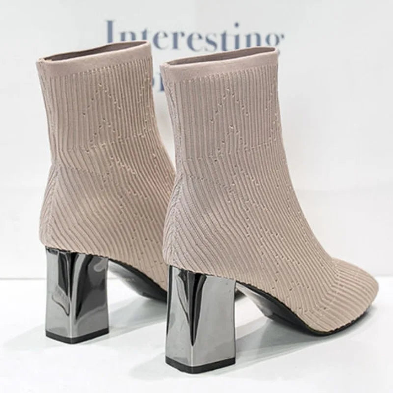 sock gothic waterproof ankle boots