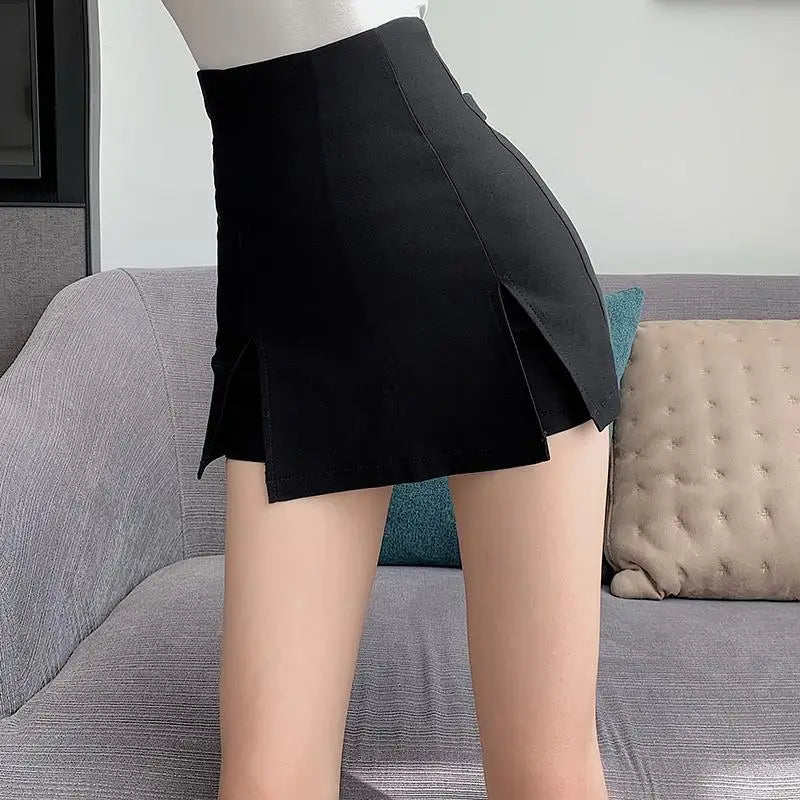 high waist booty short skirts