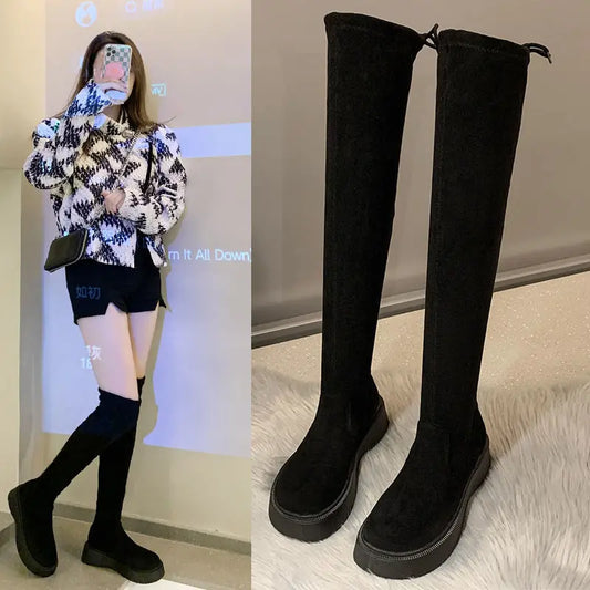 above over the knee high boots