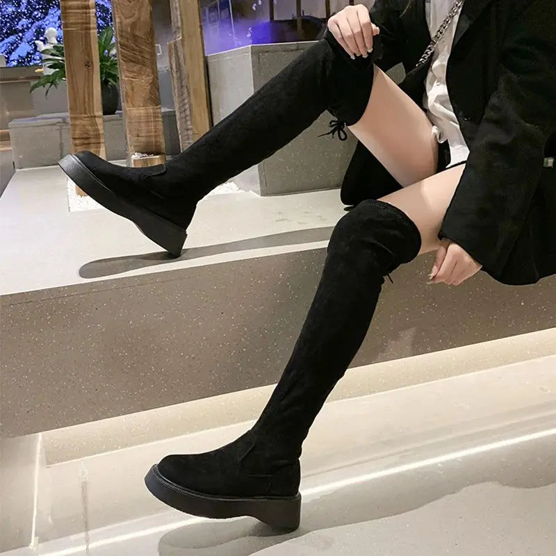 above over the knee high boots