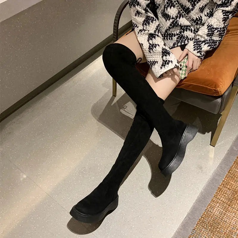 above over the knee high boots