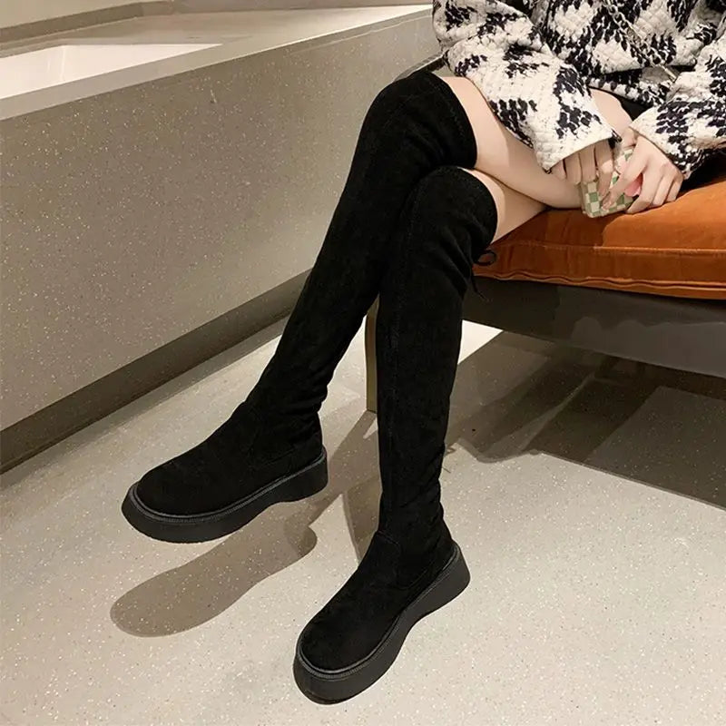 above over the knee high boots