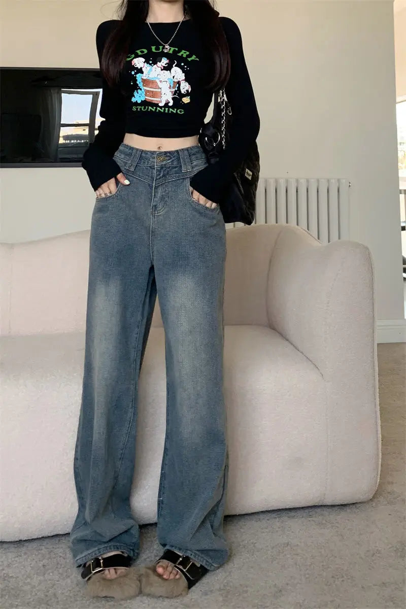 vintage wide leg jeans