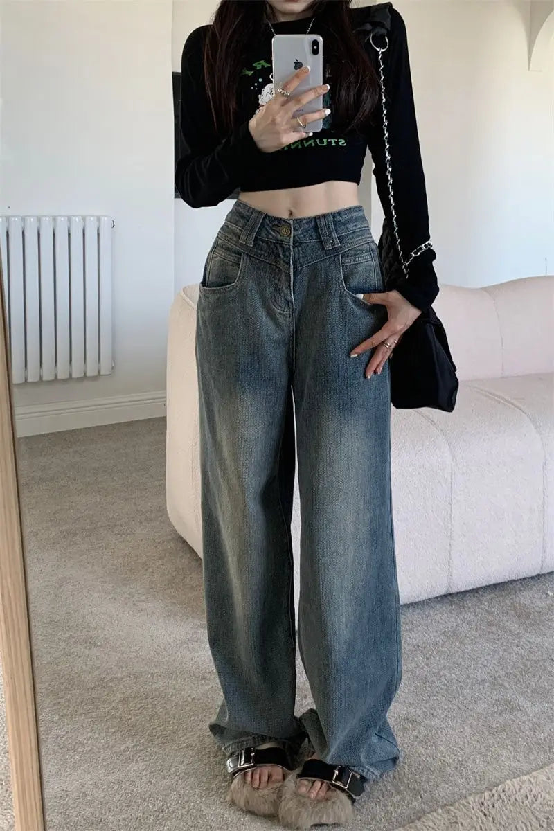 vintage wide leg jeans