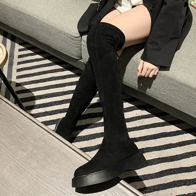 above over the knee high boots