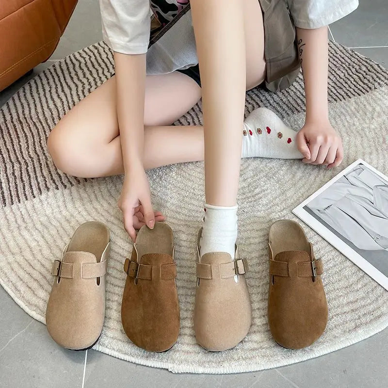 low heel rubber slippers