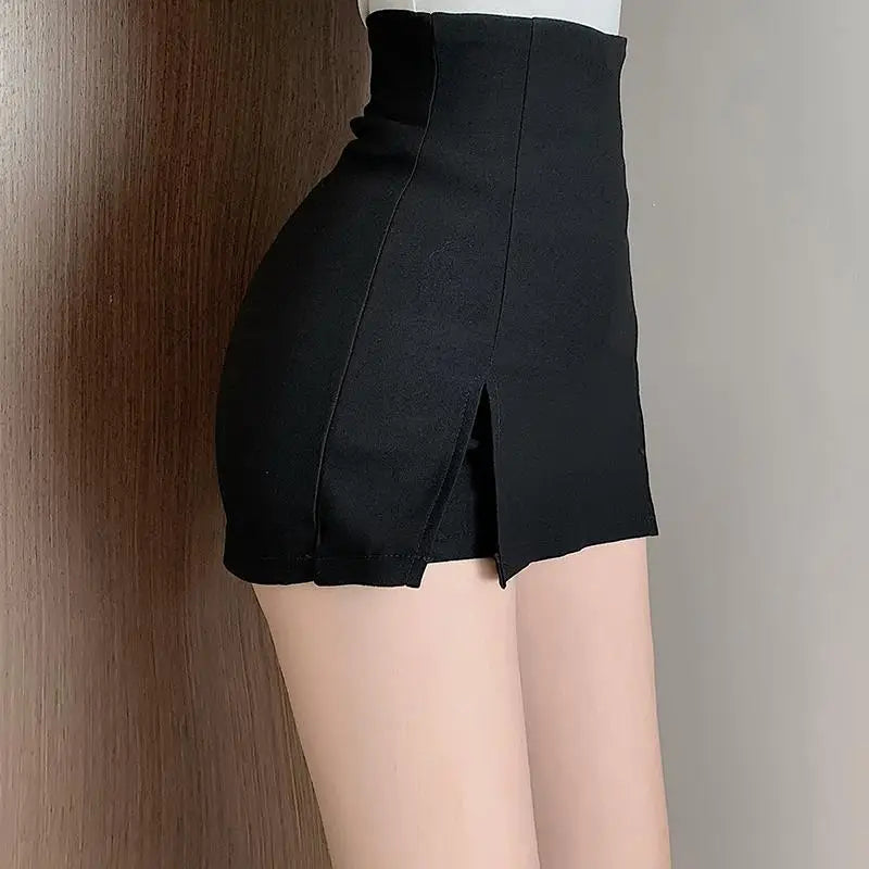 high waist booty short skirts