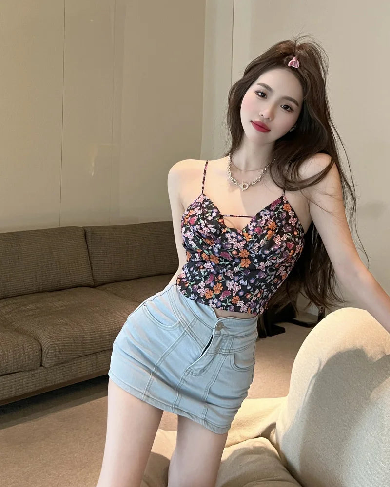 retro floral camis