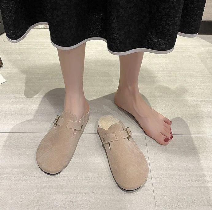 low heel rubber slippers