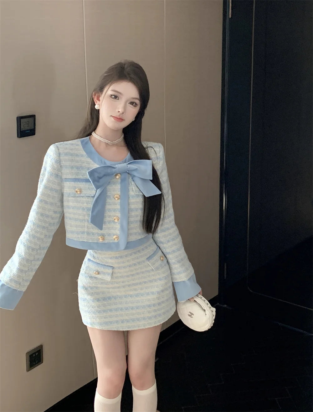 french style 2 piece outfit sets