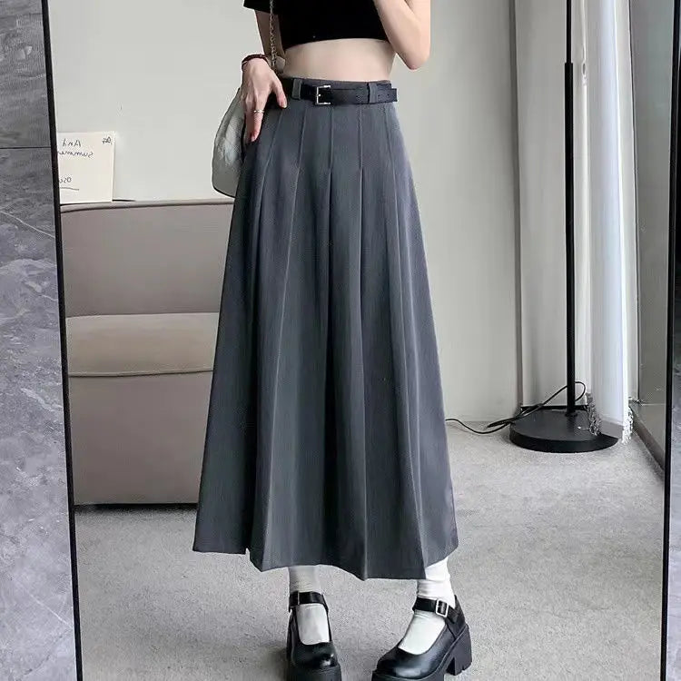 midi design fold skirts