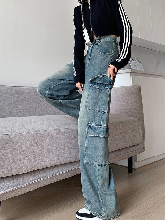 baggy cargo jeans