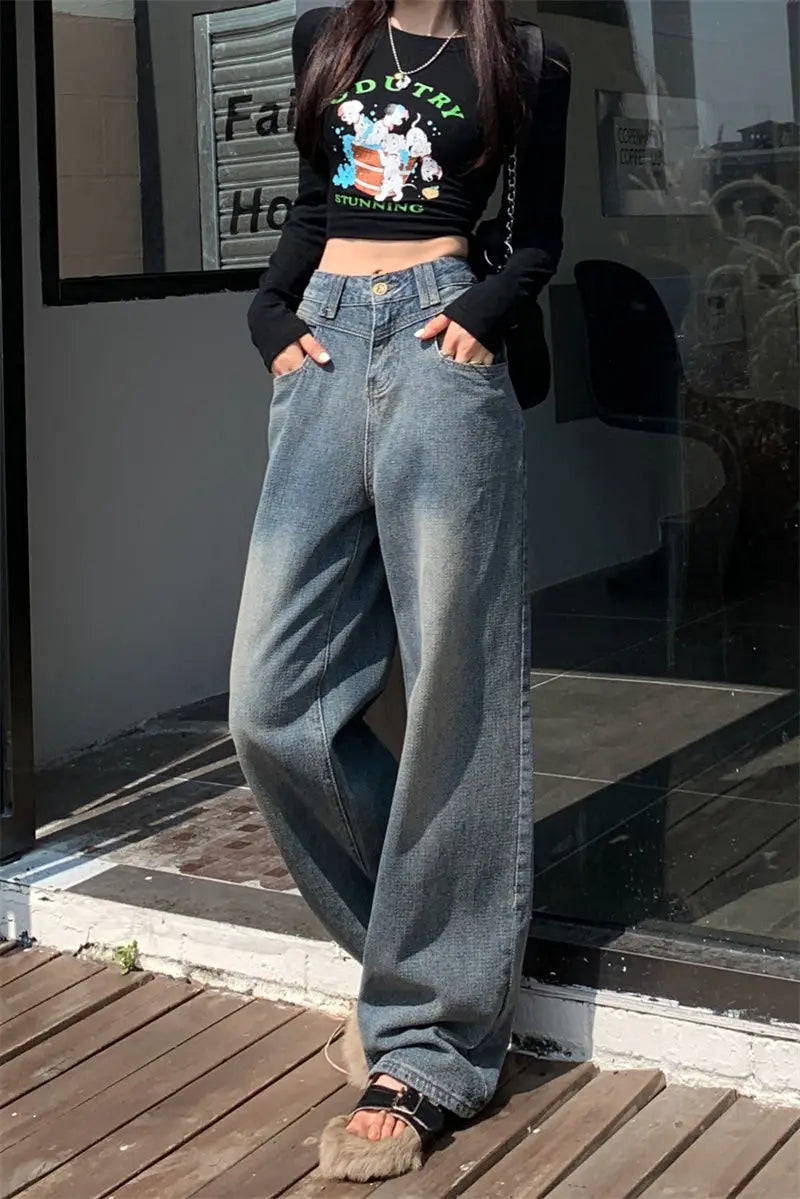 vintage wide leg jeans